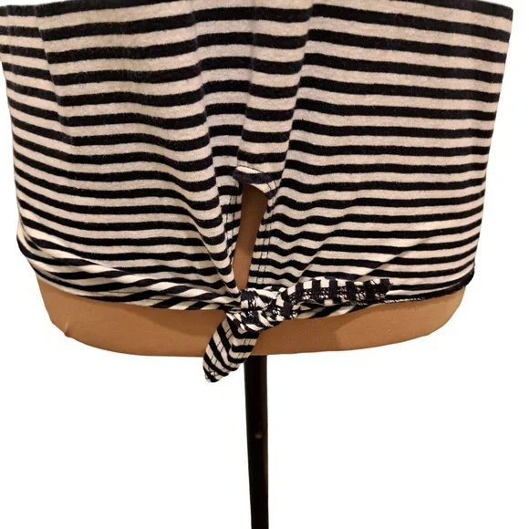 J. Crew Navy & White Stripe Tank Top Size XS - Picture 2 of 6